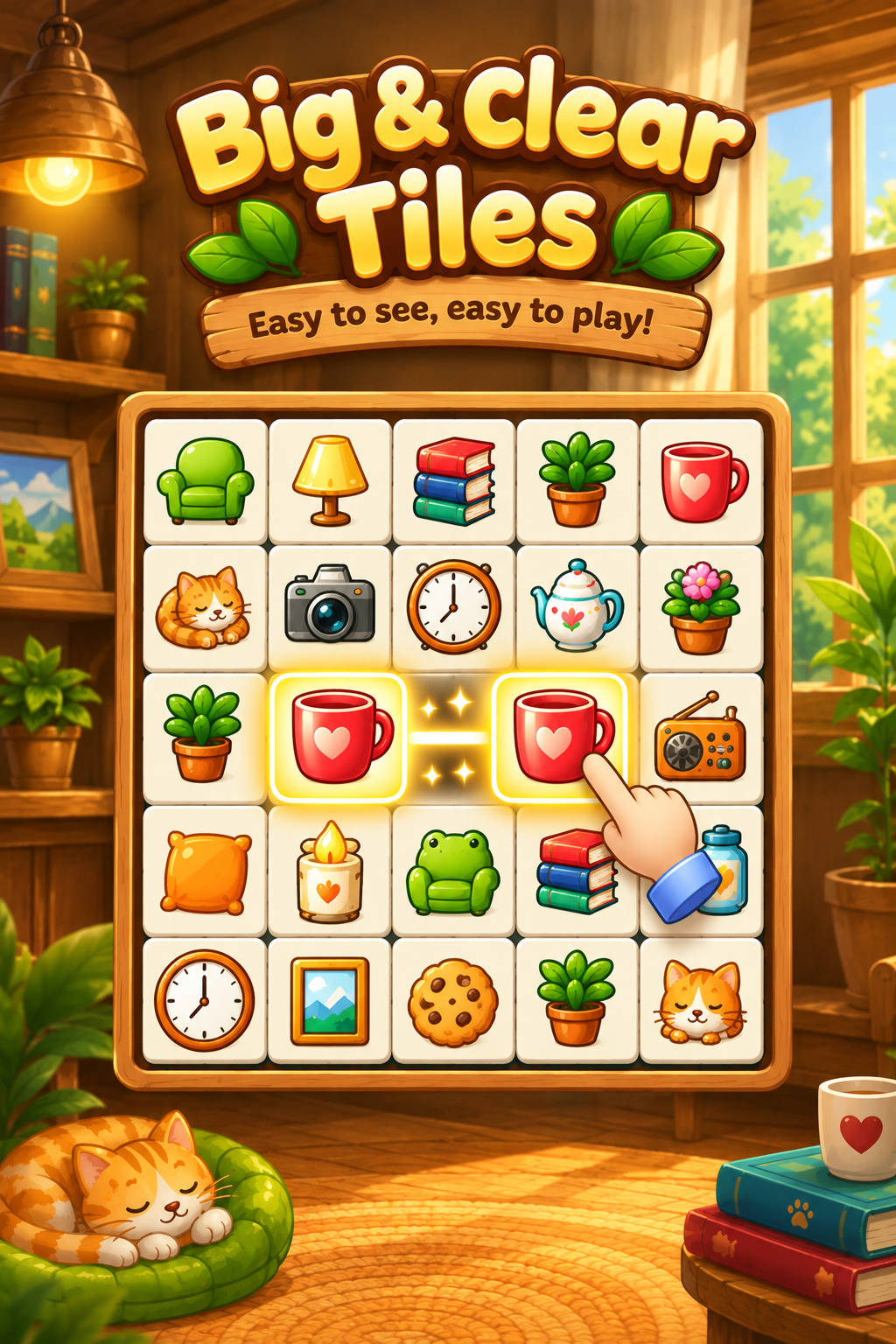 Cozy Room Mahjong screenshot 3